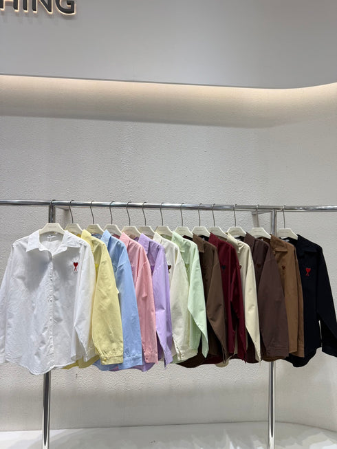 WANWAN Collar Down Formal Shirts